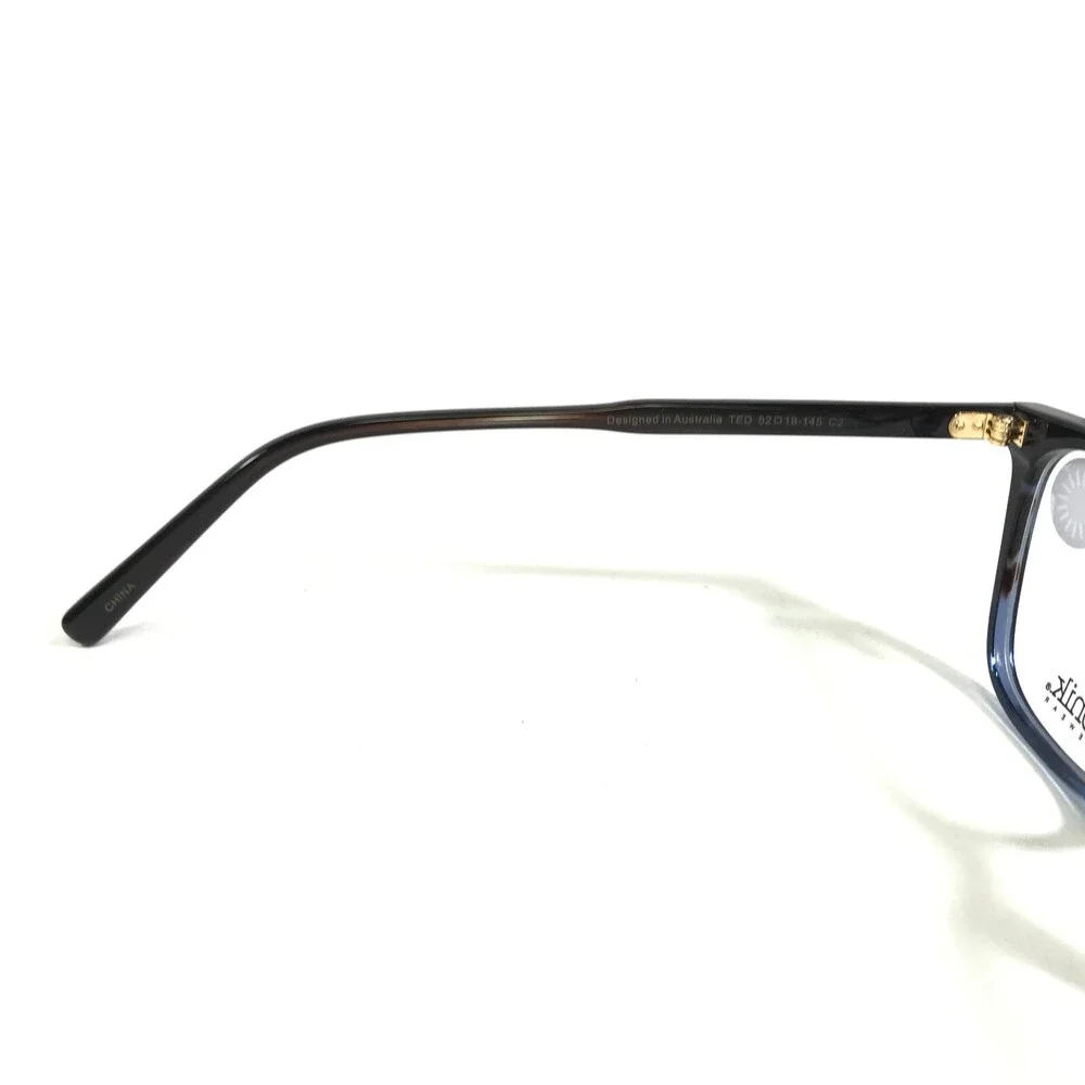 Iconik Eyeglasses Frames TED C2 Blue Square Full Rim 52-18-145